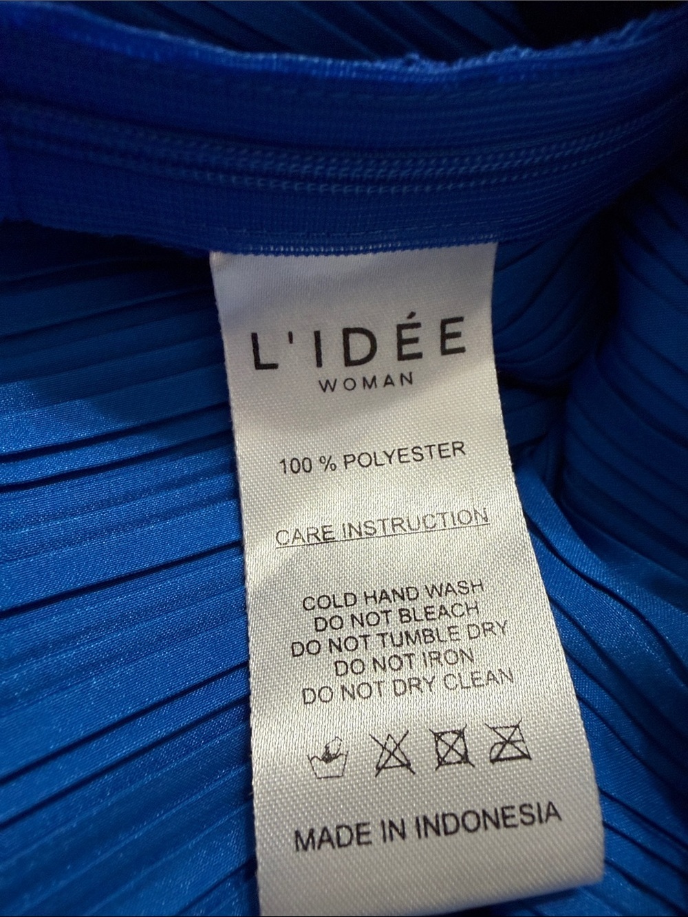 NWT L'IDÉE
L'idee Sirene Mini Dress In Morrocon Blue - Picture 6 of 6